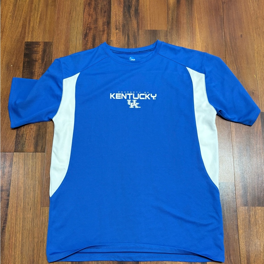 Blue and White Kentucky Men's Shirt